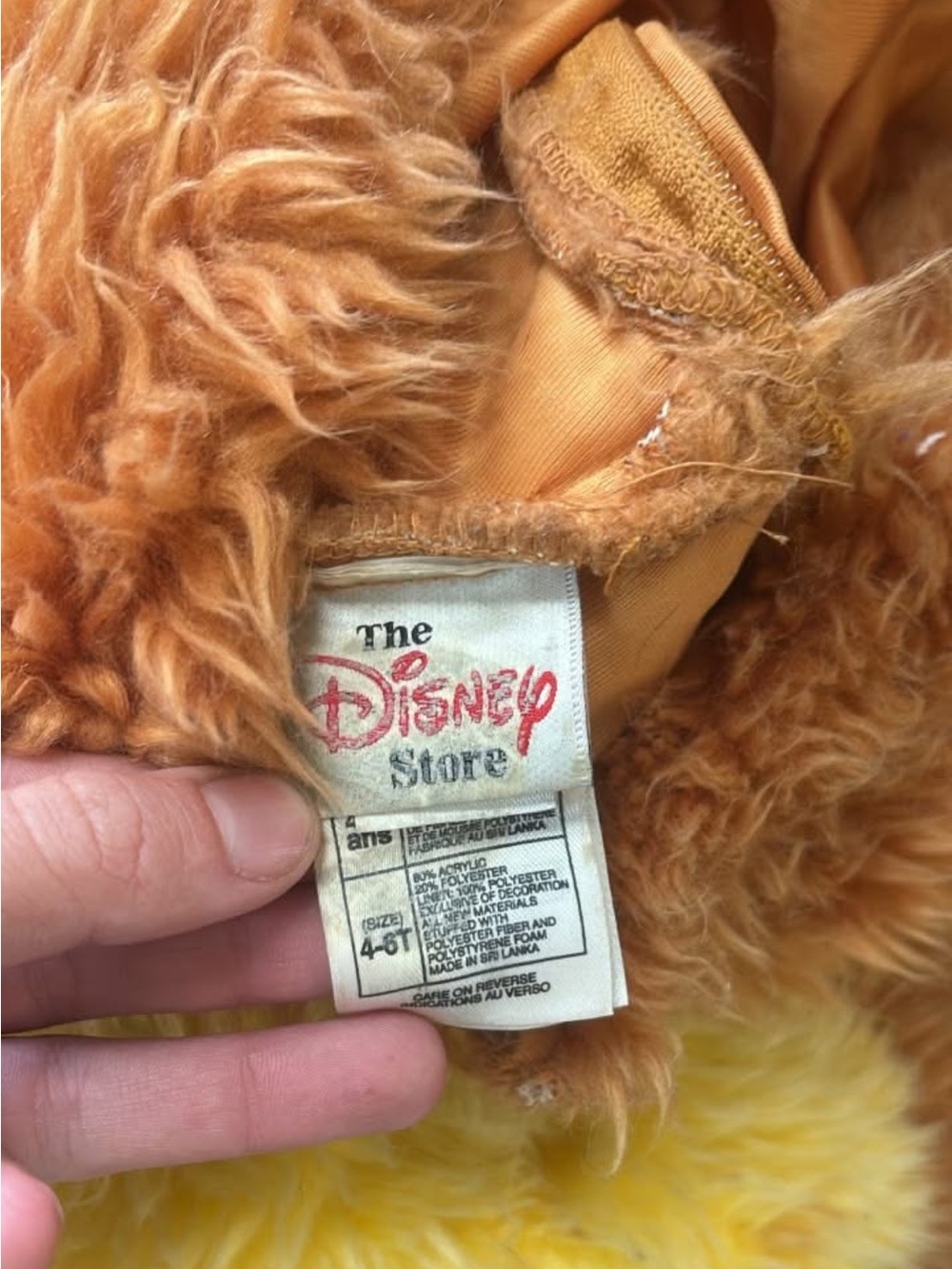Disney Plush Kids Bear in the Big blue House Costume